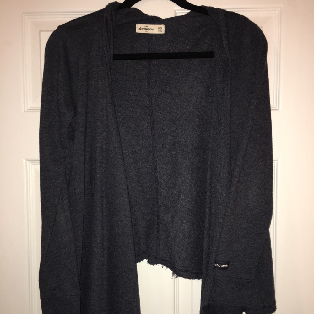 hooded sweater cardigan